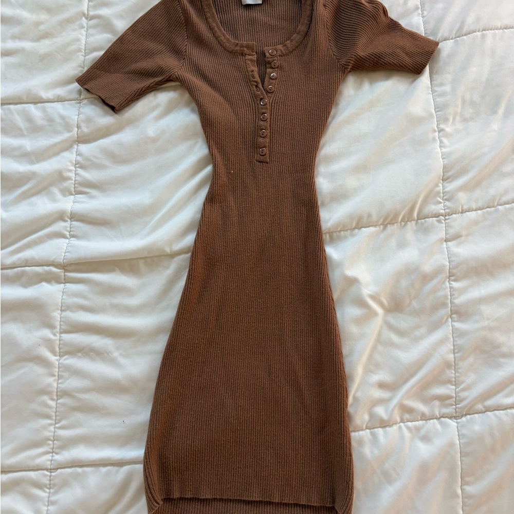 Princess Polly Brown Mini Dress size 2